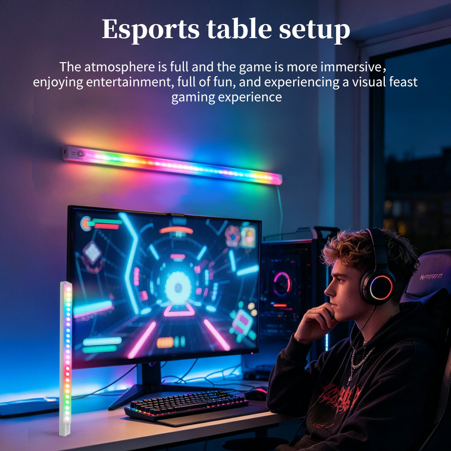Rechargeable RGB LED Desk Ligh - Accessories For Your Gaming Room ulasan dan harga