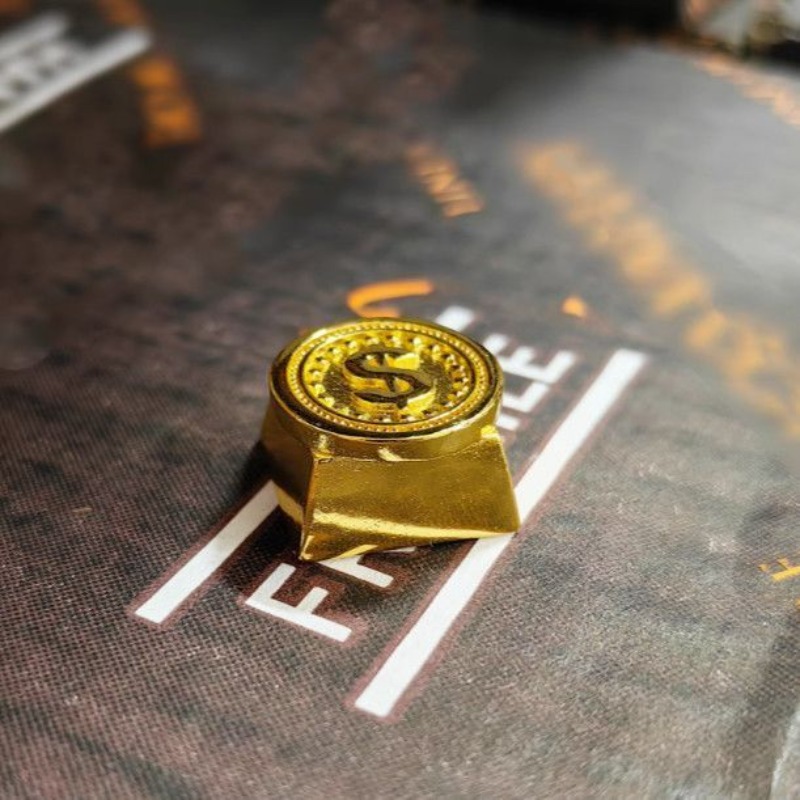 New USD Gold Coin Theme Anime  - Gaming Accessories Aesthetic ulasan dan harga
