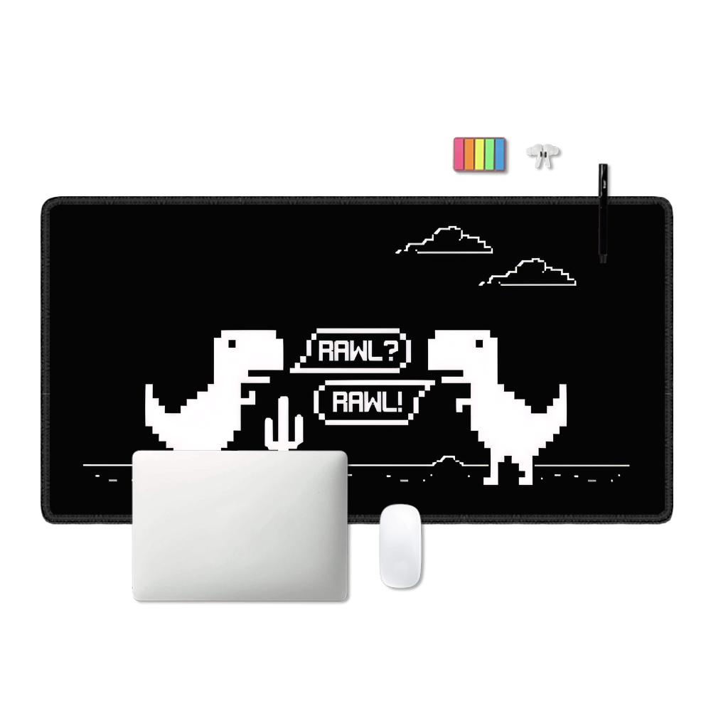 Dinosaur Pattern XXL Mouse Pad - Gaming Accessories Shop ulasan dan harga