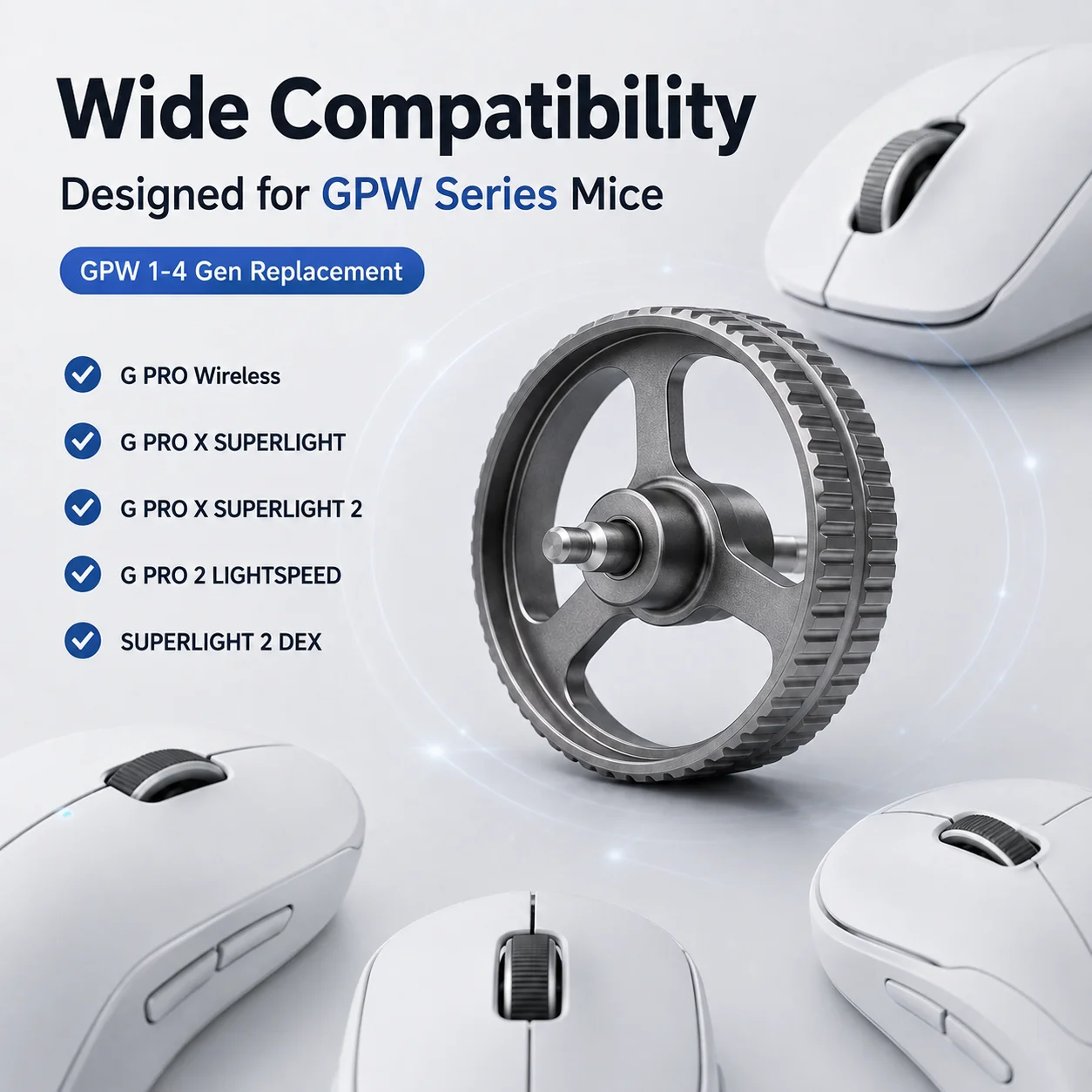 Aluminum Alloy Mouse Scroll Wh - Logitech Mouse G Pro X Superlight ulasan dan harga